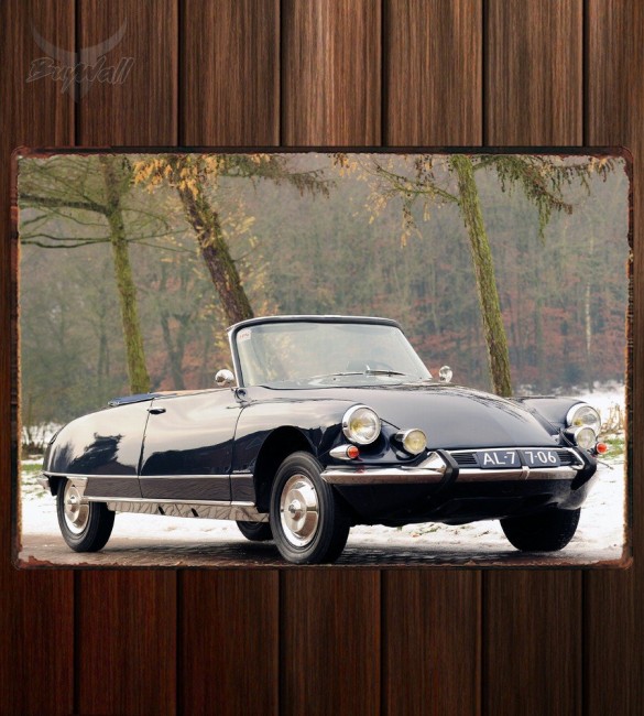 Металлическая табличка Citroen DS 19 Cabriolet 176 Металлическая табличка Citroen DS 19 Cabriolet 176